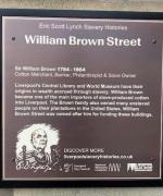 The new plaque at Liverpool’s Central Library and World Museum